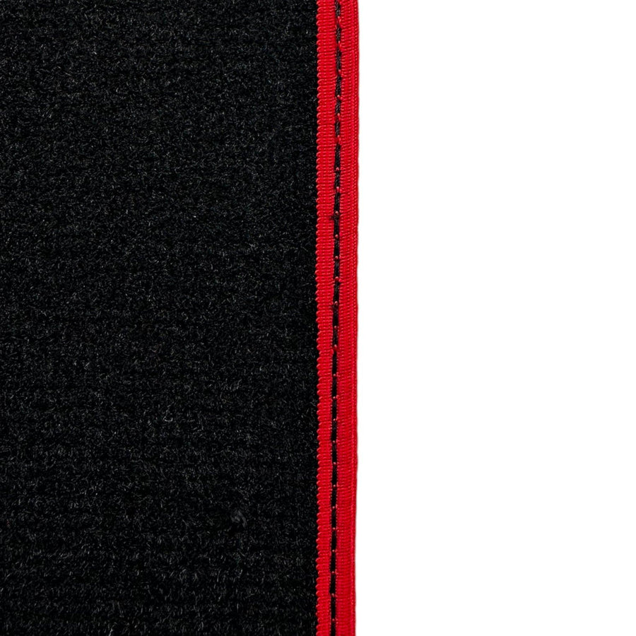 Black Floor Mats For BMW 4 Series F33 With Red Trim - AutoWin