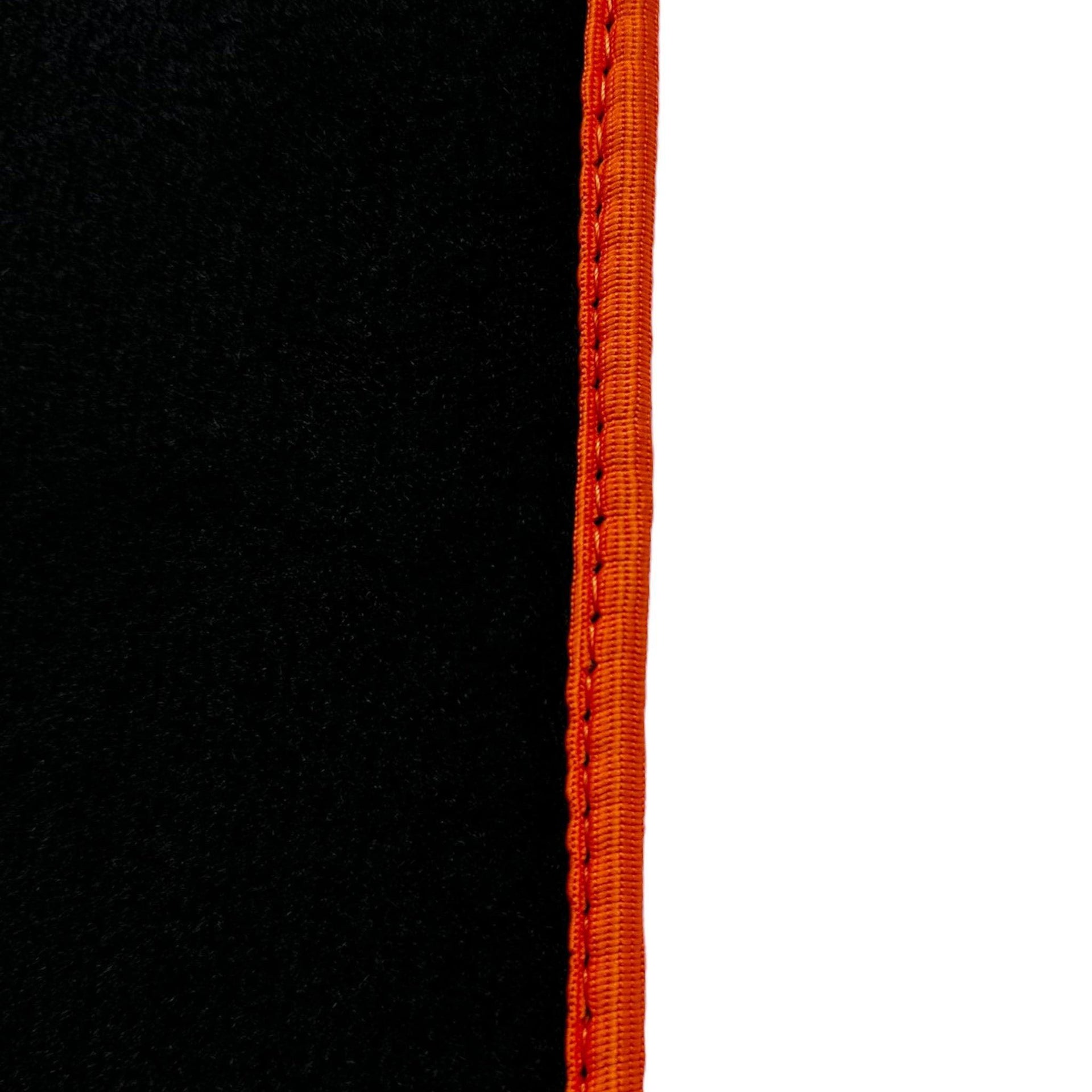 Black Floor Mats For BMW U06 (2022-2026) | Orange Trim - AutoWin
