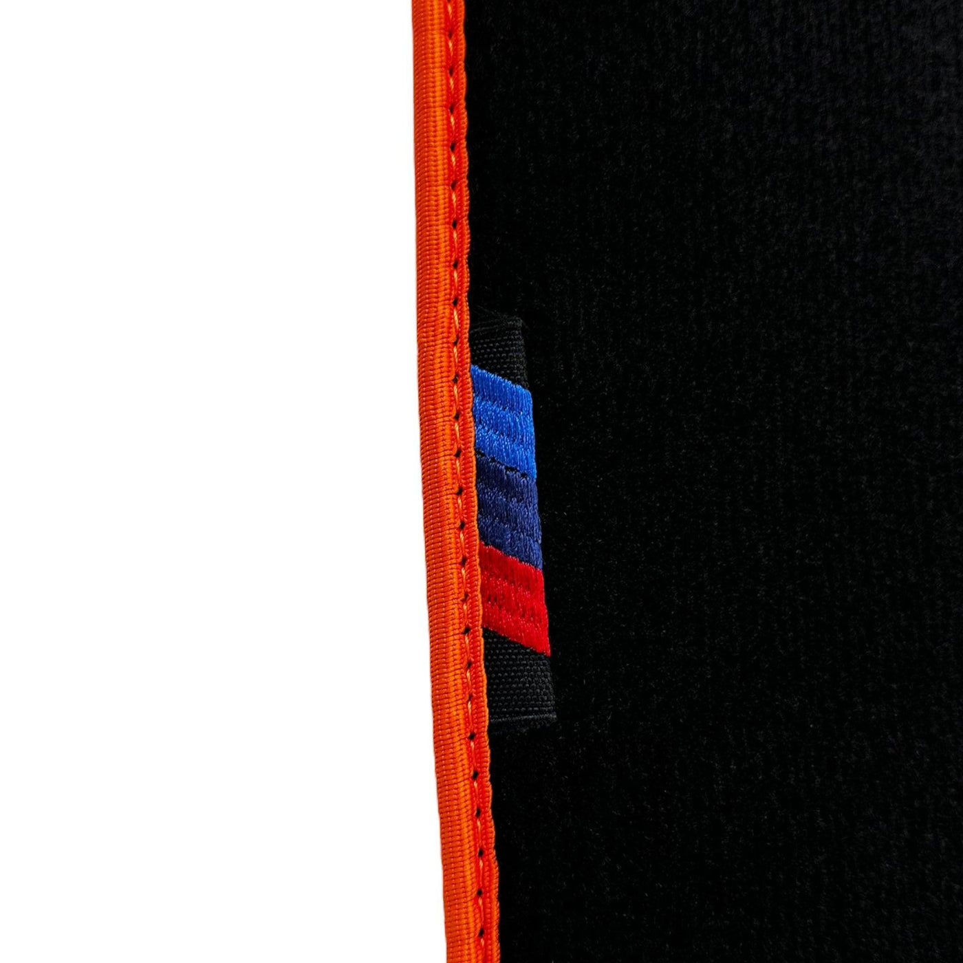 Black Floor Mats For BMW M3 G81 Touring (2022-2026) | Orange Trim - AutoWin