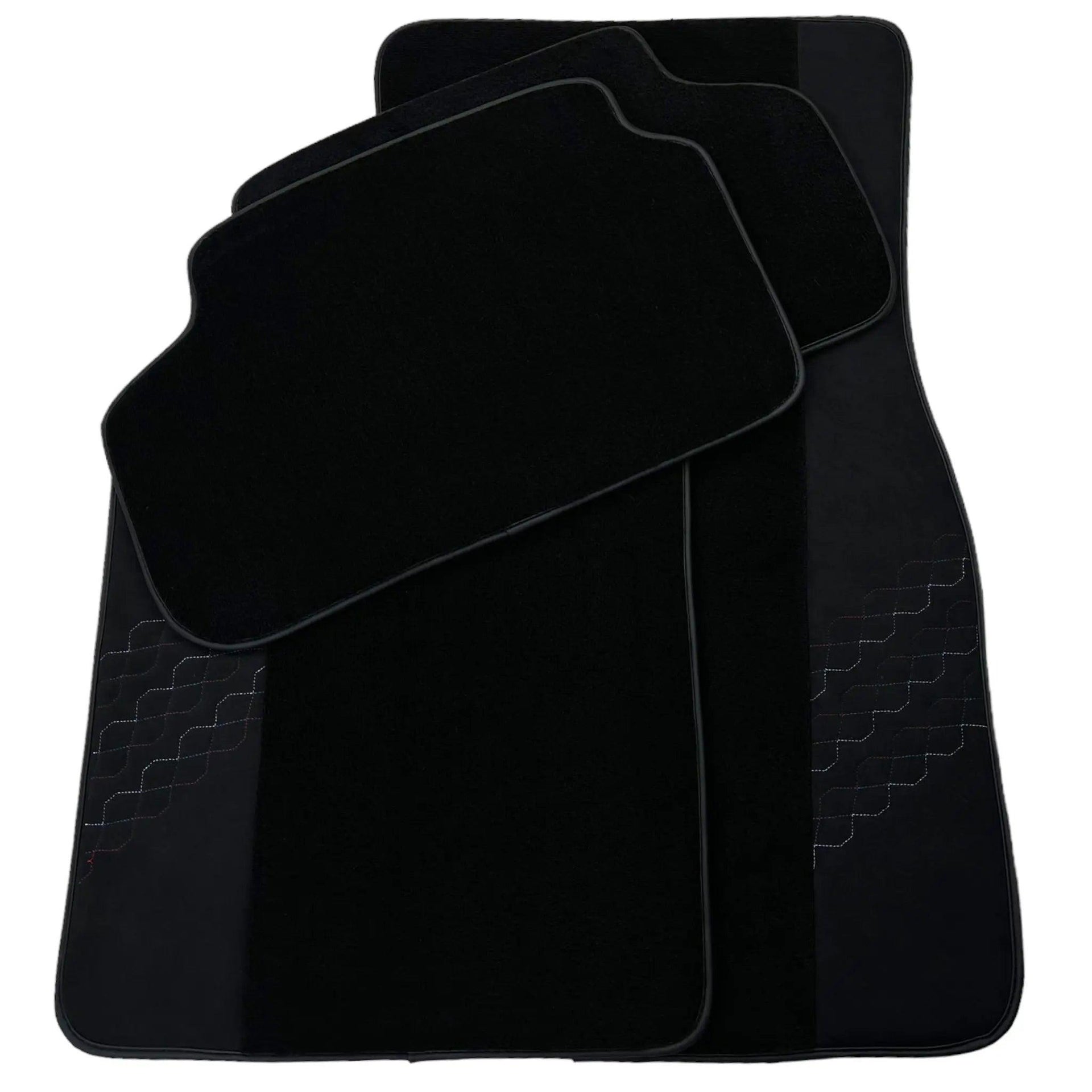 Black Floor Mats for BMW 2 Series U06 (2022-2026) with Alcantara Leather - AutoWin