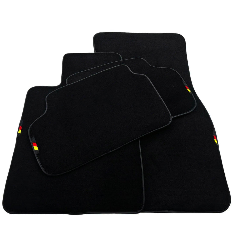 Black Floor Mats For BMW F74 Gran Coupe (2025-2026) with German Flag - AutoWin
