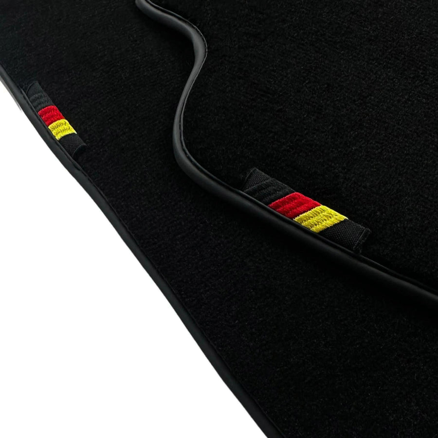 Black Floor Mats For BMW F74 Gran Coupe (2025-2026) with German Flag - AutoWin