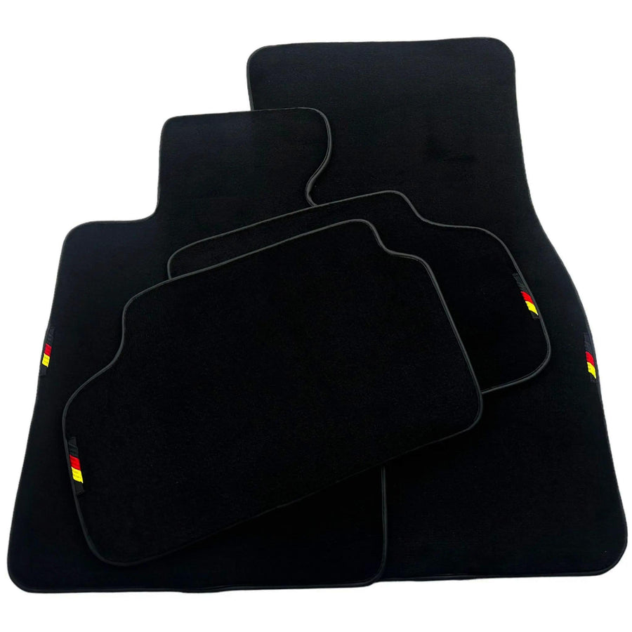 Black Floor Mats For BMW M3 G81 Touring (2022-2026) with German Flag - AutoWin
