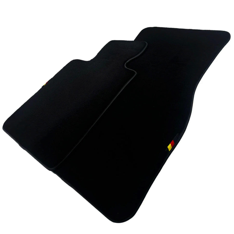 Black Floor Mats For BMW Gran Tourer F46 (2015-2022) 5 Seats with German Flag - AutoWin