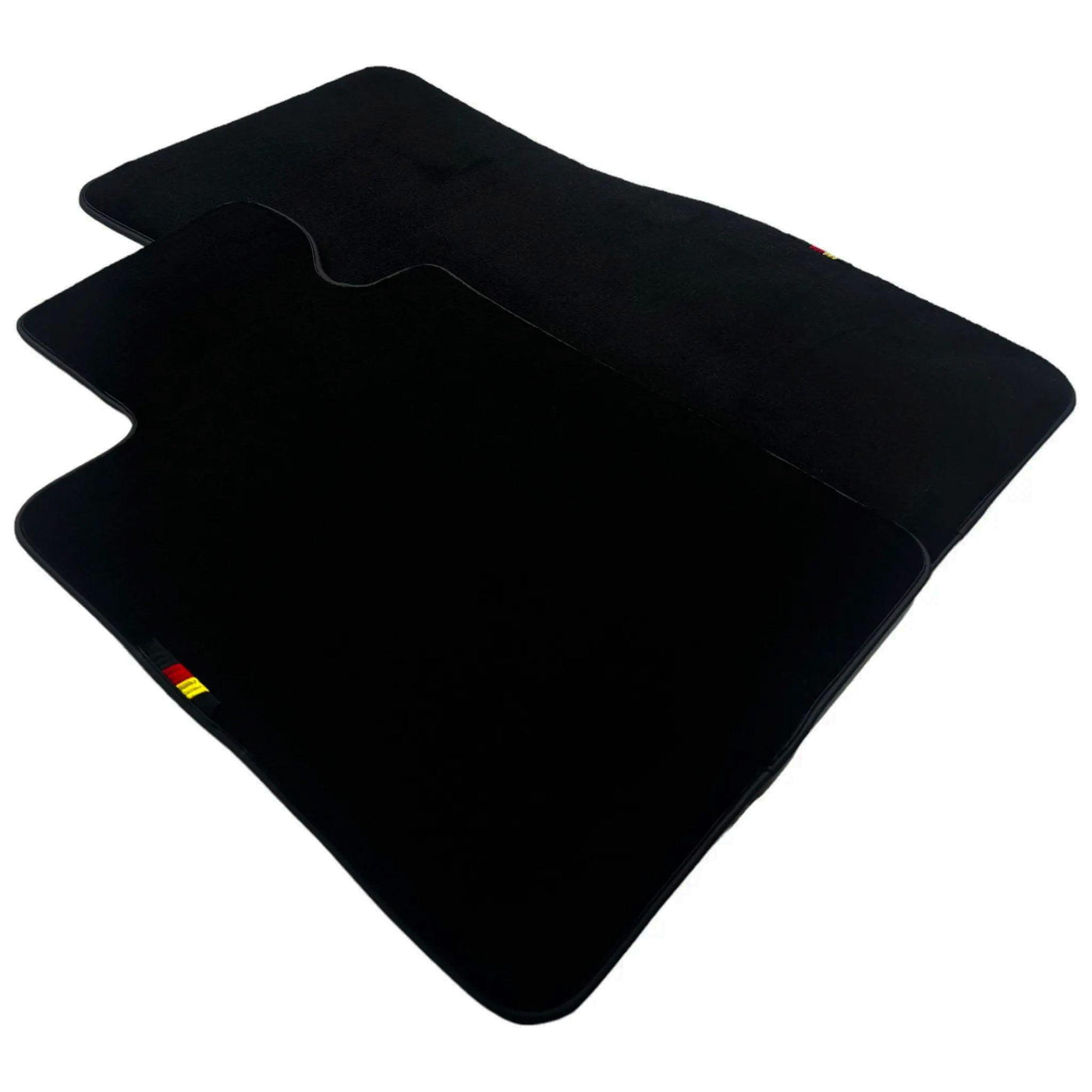 Black Floor Mats For BMW Gran Tourer F46 (2015-2022) 5 Seats with German Flag - AutoWin