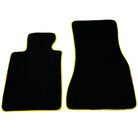 BMW M240i G42 M 2021-2026 Custom Black Floor Mats with Yellow Trim