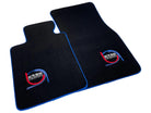 Black Floor Mats For BMW M3 G80 ER56 Design Limited Edition Blue Trim - AutoWin