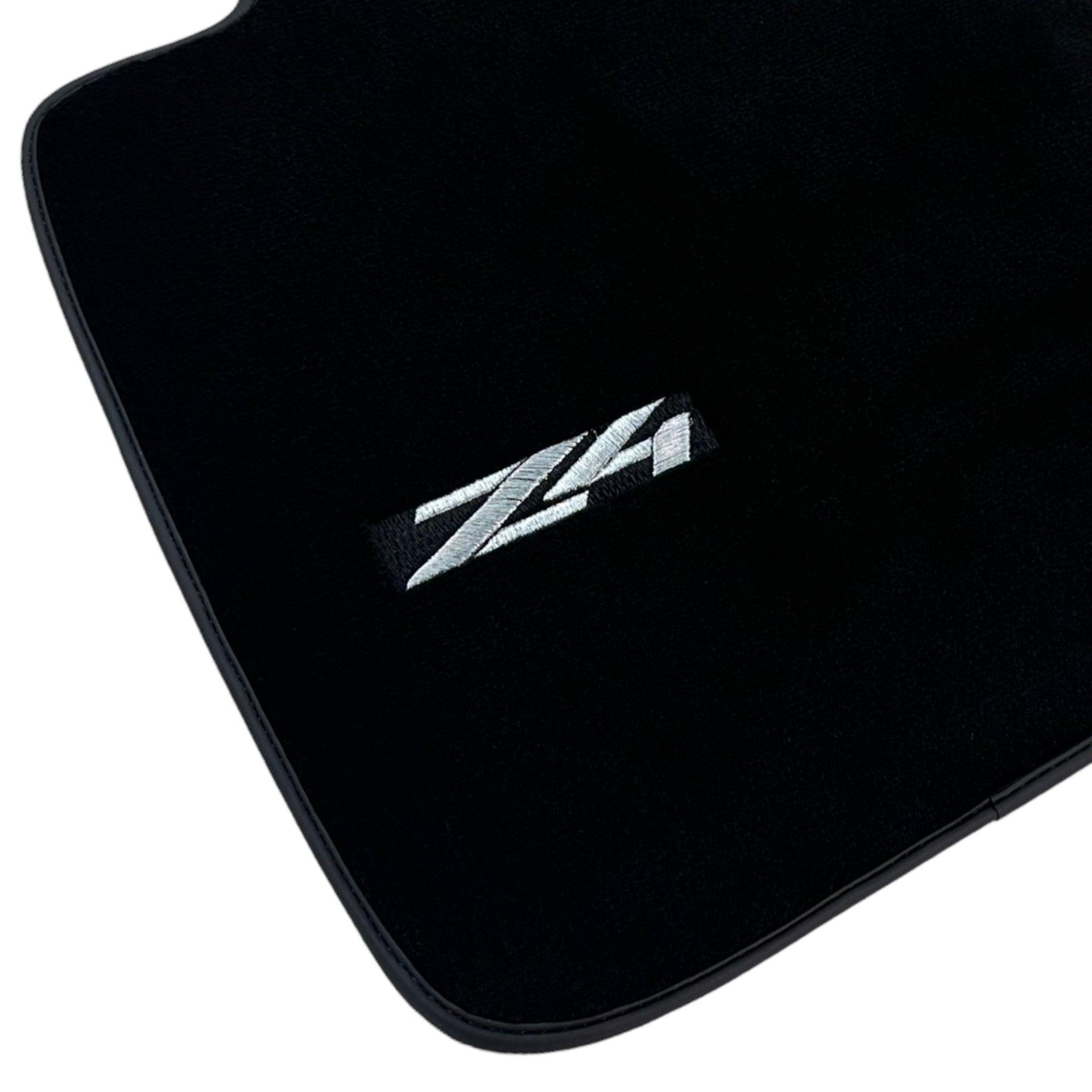 Black Floor Mats For BMW Z4 Series E85 Convertible (2003-2008) - AutoWin