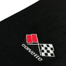 Black Floor Mats for Chevrolet Corvette C3 (1968-1982) | Black Trim - AutoWin
