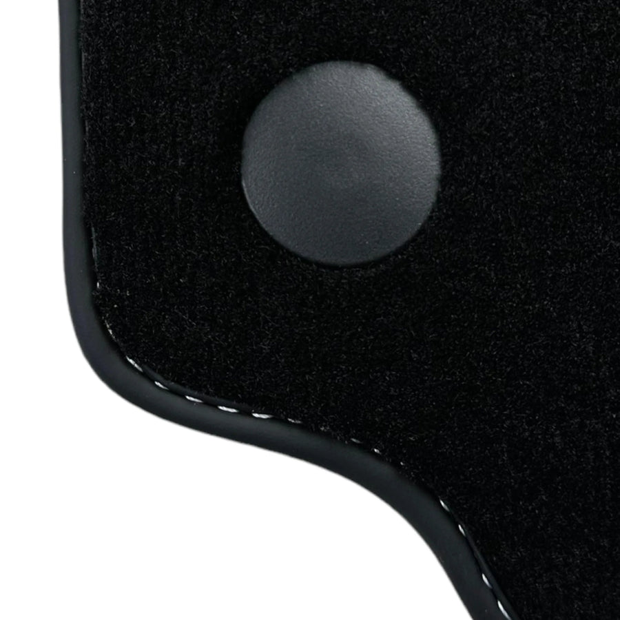 Black Floor Mats for Ferrari 458 GT2 (2012-2015) with Beige Nappa Leather