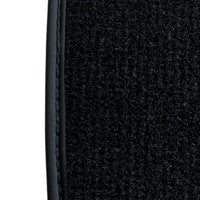 Black Floor Mats for Ferrari 458 GT2 (2012-2015) With Leather