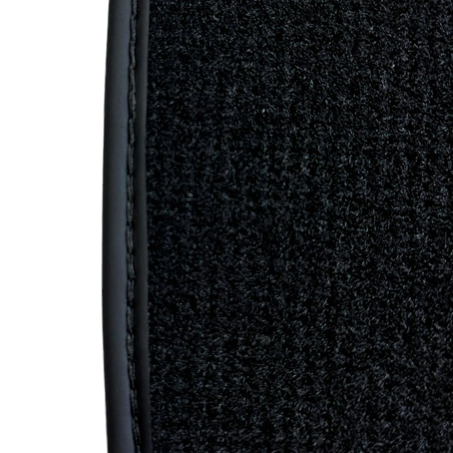 Black Floor Mats for Ferrari 458 GT2 (2012-2015) With Leather