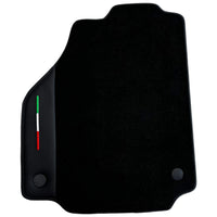 Black Floor Mats for Ferrari 458 GT2 (2012-2015) With Leather