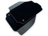 Black Floor Mats For Ferrari 458 Italia 2009-2015 With Carbon Fiber Leather - AutoWin
