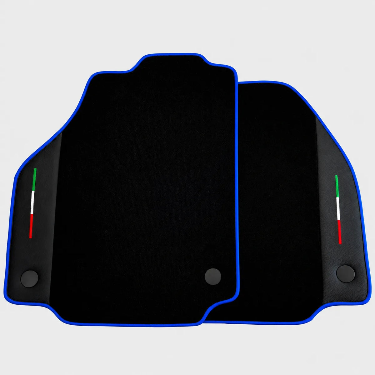 Black Floor Mats for Ferrari 458 Italia (2009-2015) With Leather