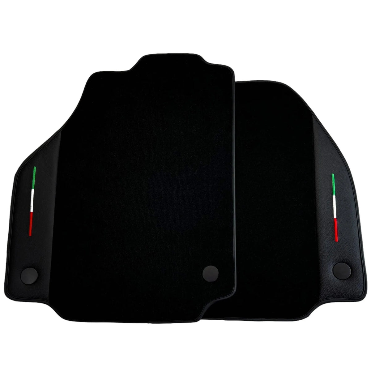 Black Floor Mats for Ferrari 458 Spider (2012-2015) With Leather