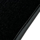 Black Floor Mats for Ferrari 488 Spider (2016-2023) with Bordeaux Nappa Leather | Italian Edition - AutoWin