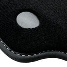 Black Floor Mats for Ferrari 488 Pista Spider (2019-2021) with Crema Nappa Leather - AutoWin