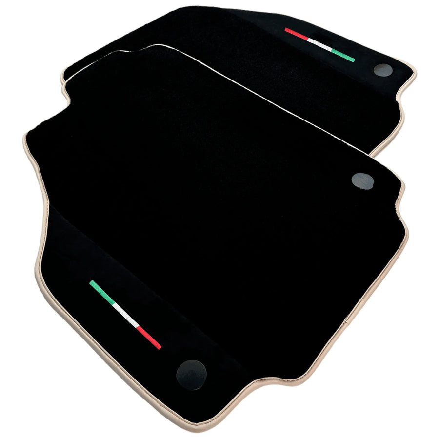 Black Floor Mats For Ferrari 488 Spider 2015-2022 - AutoWin