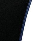 Black Floor Mats for Ferrari 812 GTS (2019-2023) with Carbon Leather - AutoWin