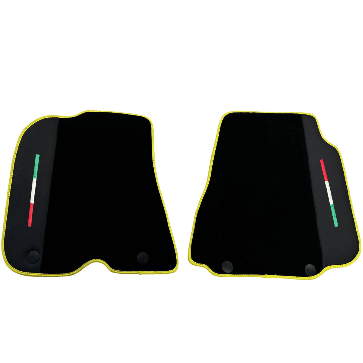 Black Floor Mats for Ferrari 812 GTS (2019-2023) with Leather