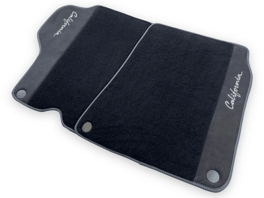 Svarte Bilmatter For Ferrari California 2008-2014 Med Alcantara - AutoWin