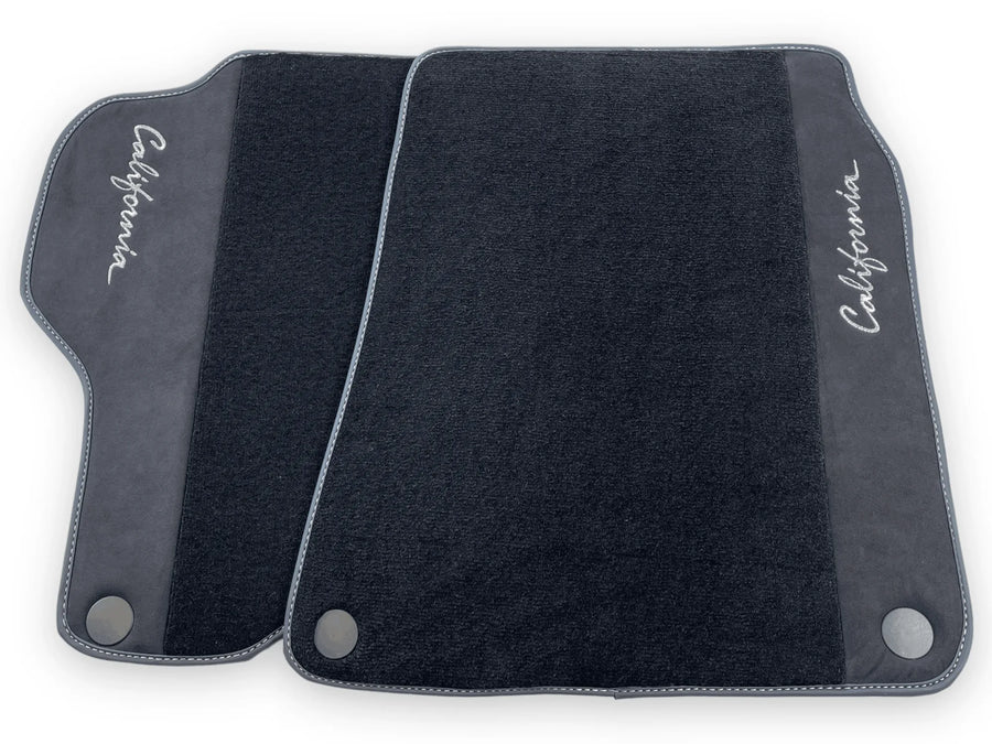 Svarte Bilmatter For Ferrari California 2008-2014 Med Alcantara - AutoWin