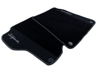 Svarte Bilmatter For Ferrari California 2008-2014 Med Alcantara - AutoWin