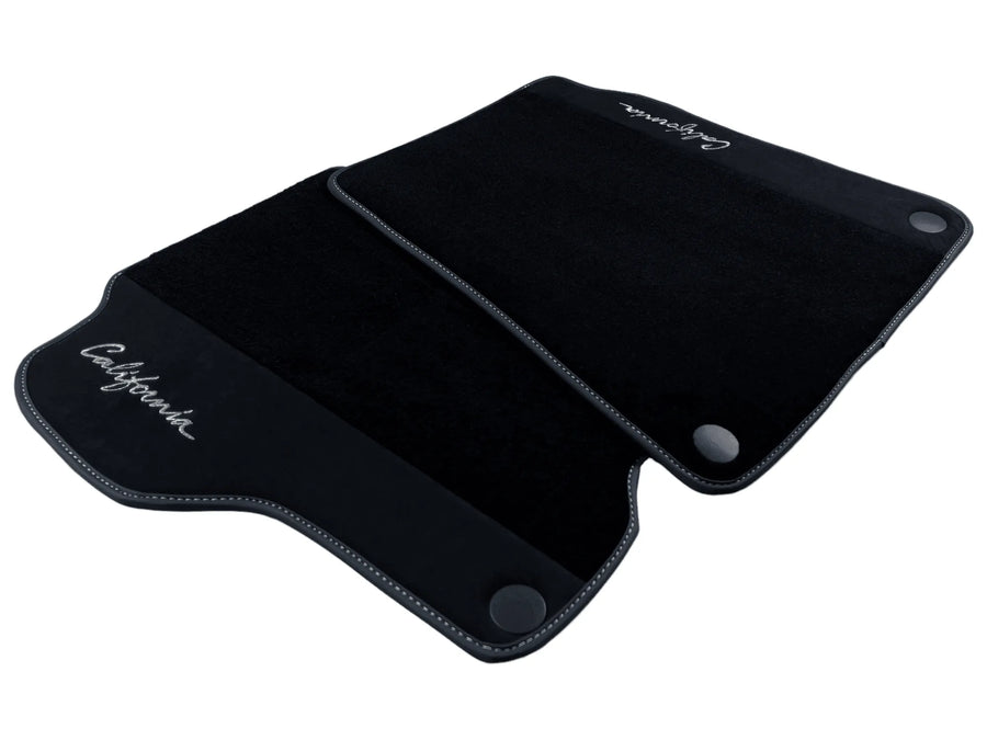 Svarte Bilmatter For Ferrari California 2008-2014 Med Alcantara - AutoWin