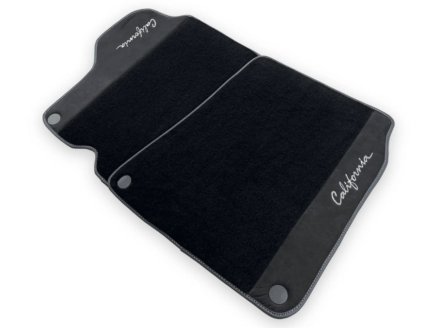 Svarte Bilmatter For Ferrari California 2008-2014 Med Alcantara - AutoWin