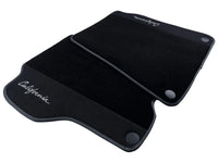Svarte Bilmatter For Ferrari California 2008-2014 Med Alcantara - AutoWin
