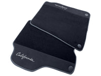 Svarte Bilmatter For Ferrari California 2008-2014 Med Alcantara - AutoWin