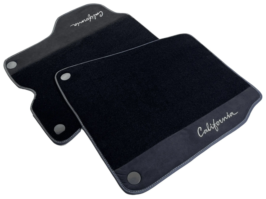 Svarte Bilmatter For Ferrari California 2008-2014 Med Alcantara - AutoWin