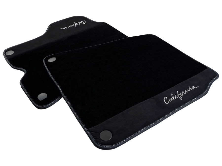 Svarte Bilmatter For Ferrari California 2008-2014 Med Alcantara - AutoWin