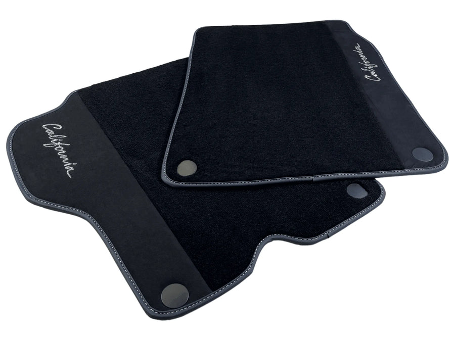 Svarte Bilmatter For Ferrari California 2008-2014 Med Alcantara - AutoWin