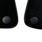 Black Floor Mats for Ferrari California (2008-2014) with Crema Nappa Leather - AutoWin