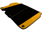 Black Floor Mats For Ferrari California 2008-2014 With Tan Alcantara - AutoWin