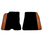 Black Floor Mats for Ferrari California T (2015-2018) with Cuoio Nappa Leather - AutoWin