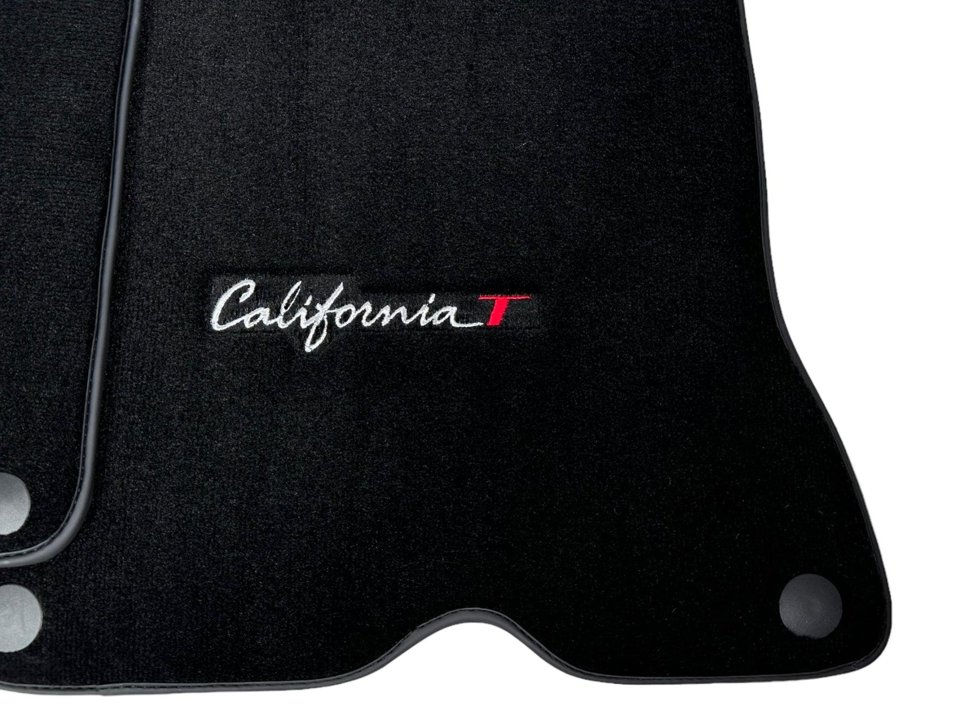 Black Floor Mats For Ferrari California T 2015–2018 - AutoWin