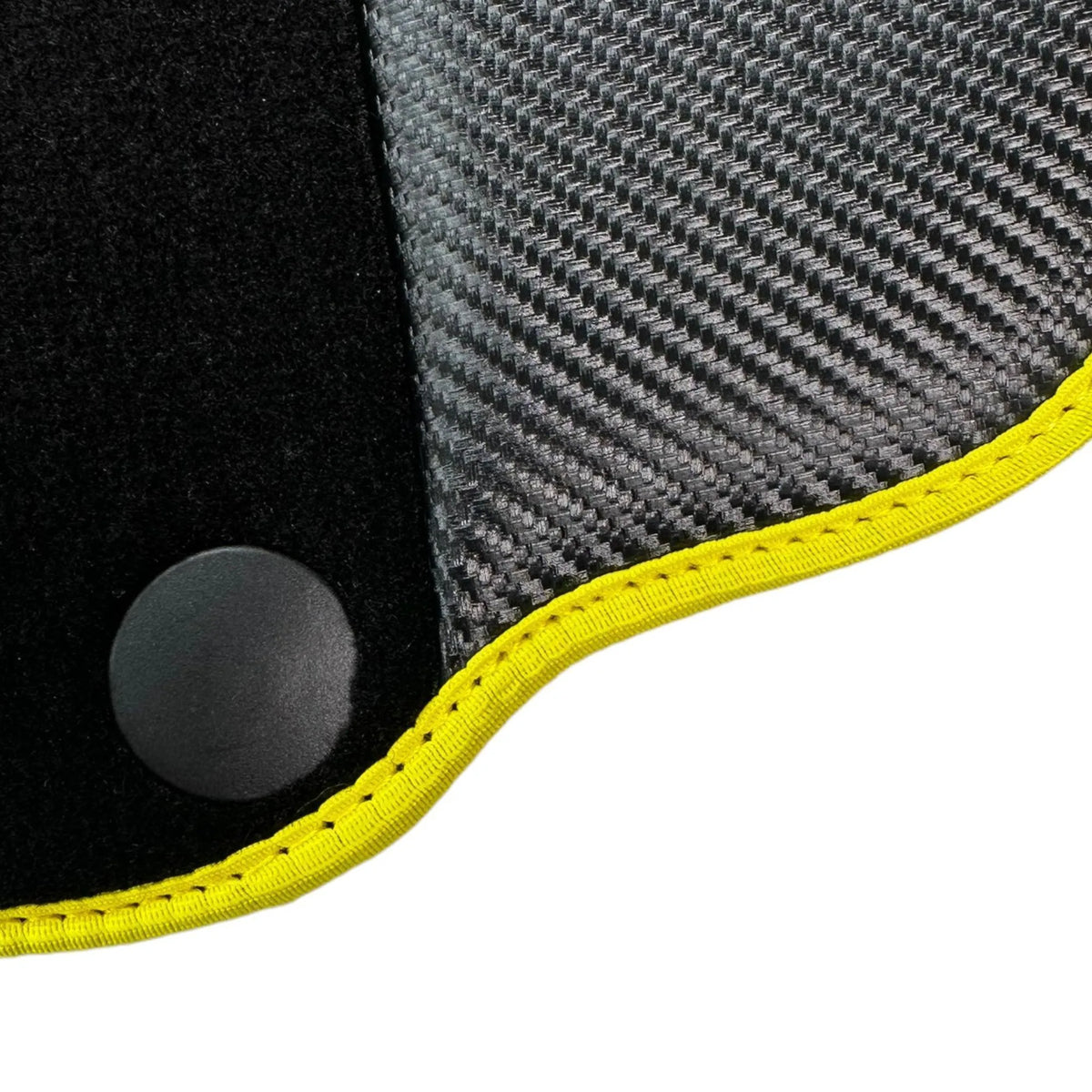 Black Floor Mats for Ferrari F12 Berlinetta (2012-2022) with Carbon Leather