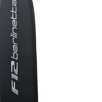 Black Floor Mats for Ferrari F12 Berlinetta (2012-2022) with Leather - AutoWin