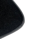 Black Floor Mats for Ferrari F12 Berlinetta (2012-2022) with Leather - AutoWin