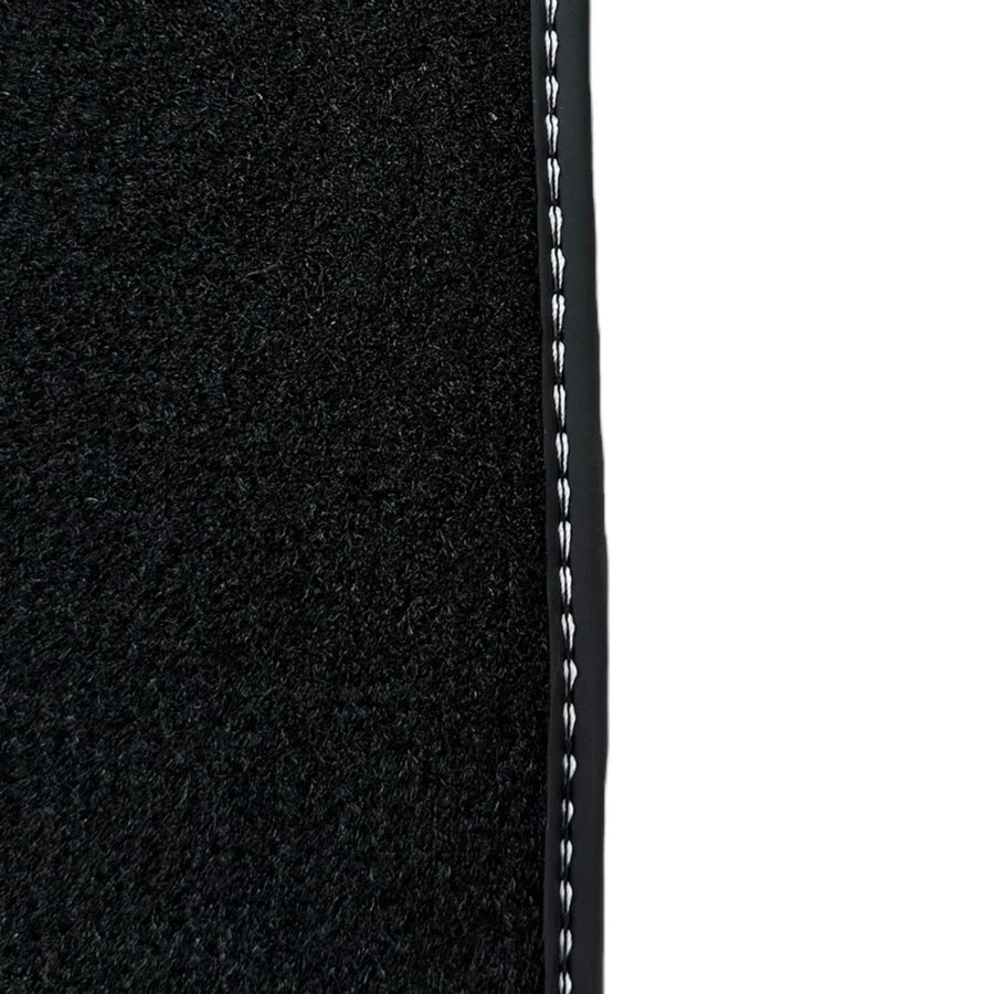 Black Floor Mats for Ferrari F12 TRS (2014) with Leather - AutoWin