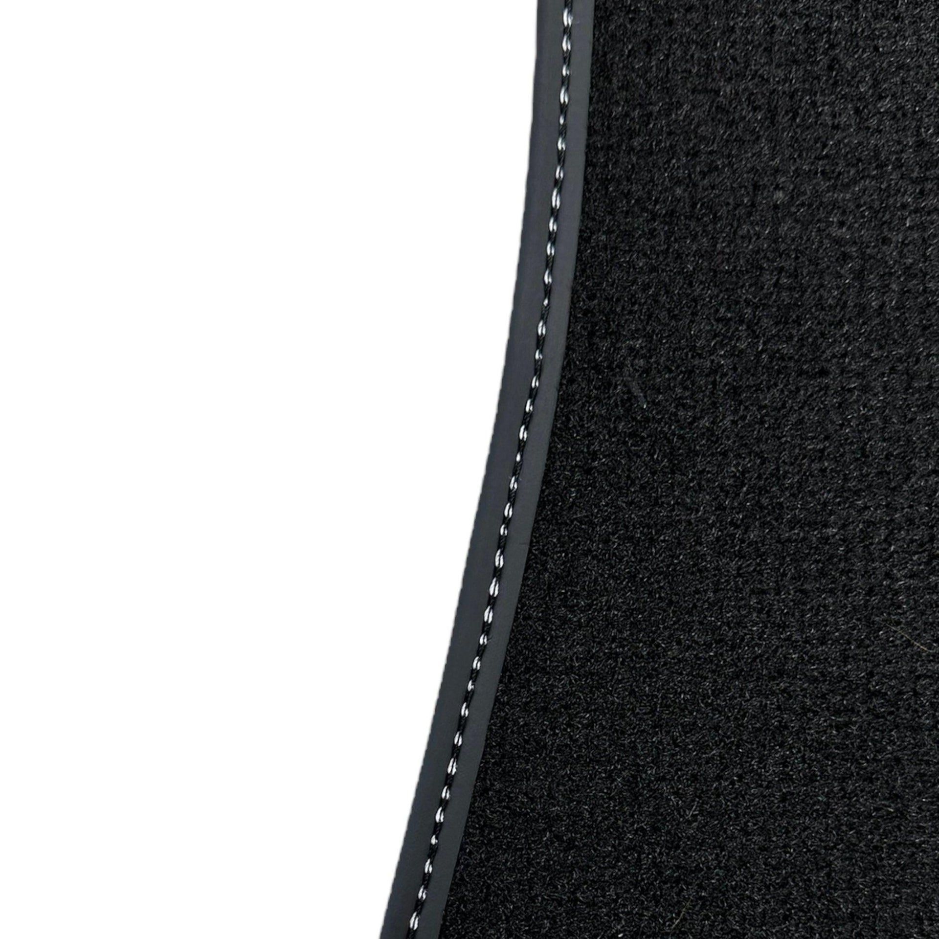 Black Floor Mats for Ferrari F12 TRS (2014) with Leather - AutoWin