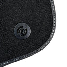 Black Floor Mats for Ferrari F12 TRS (2014) with Leather - AutoWin