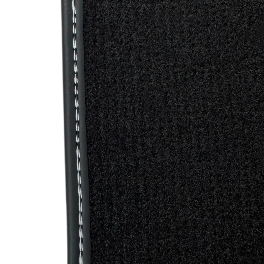 Black Floor Mats for Ferrari F430 (2004-2009) with Leather