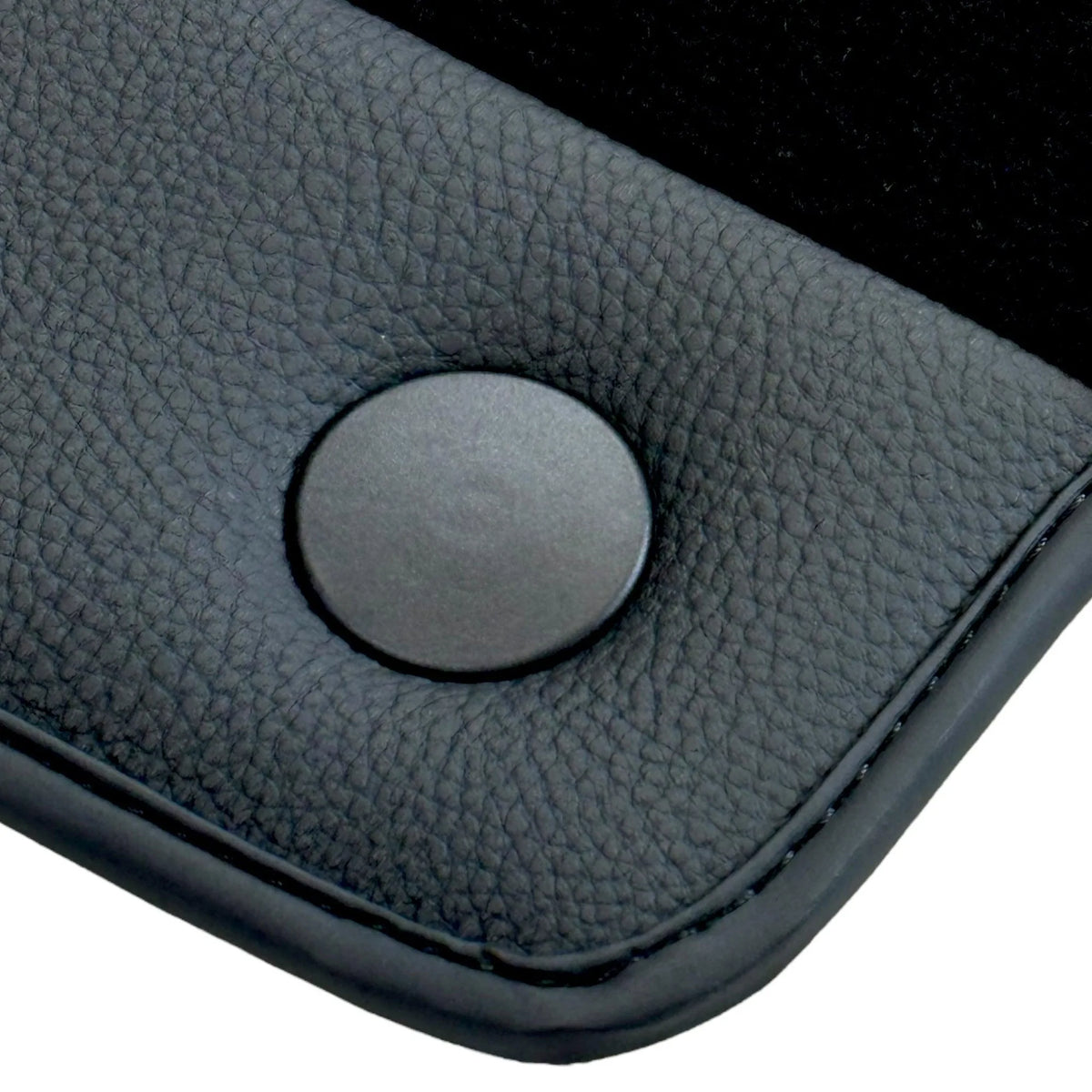 Black Floor Mats for Ferrari F8 Spider (2019-2023) with Leather
