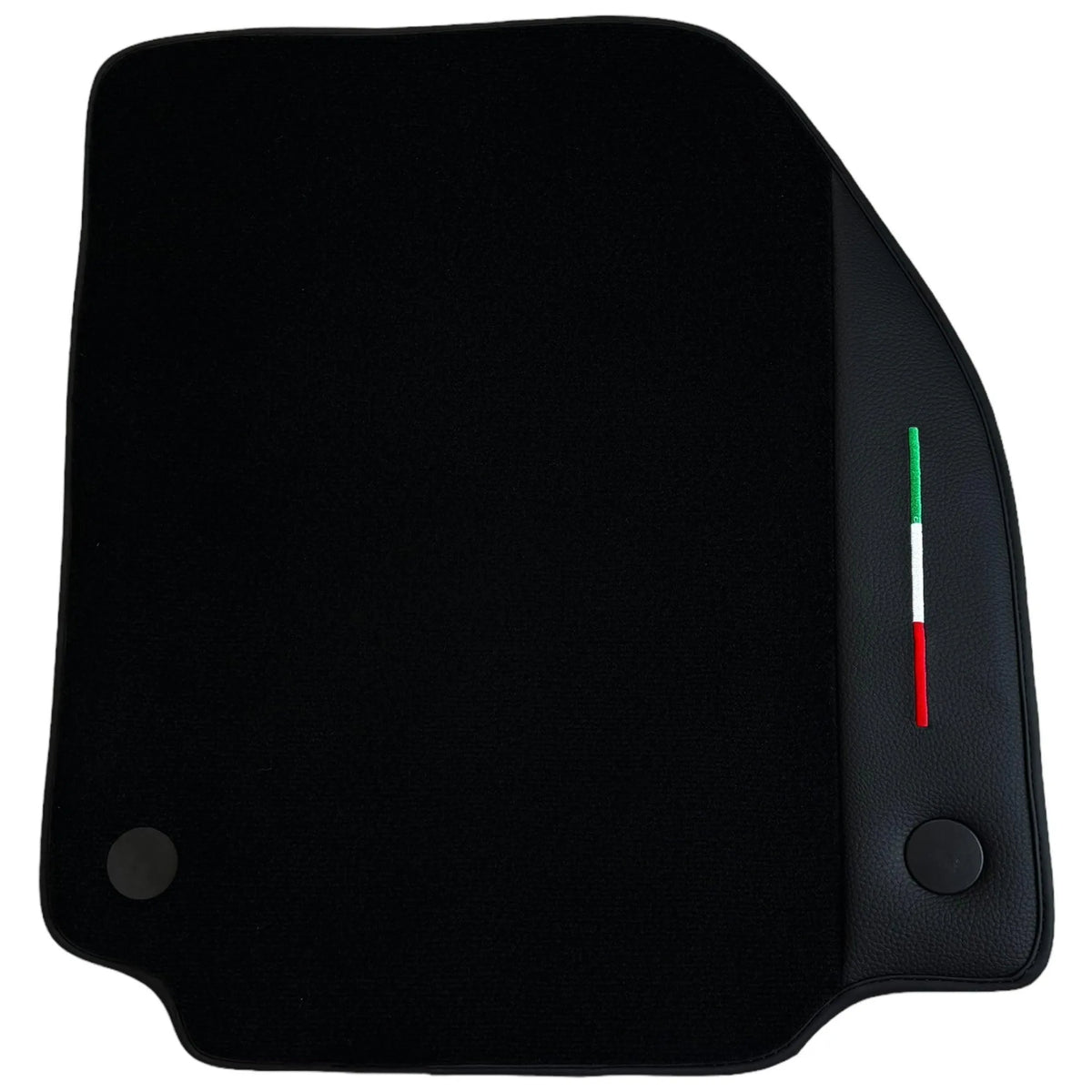 Black Floor Mats for Ferrari F8 Tributo (2019-2022) with Leather