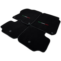 Black Floor Mats For Ferrari GTC4 Lusso (2016-2023) Italian Edition - AutoWin