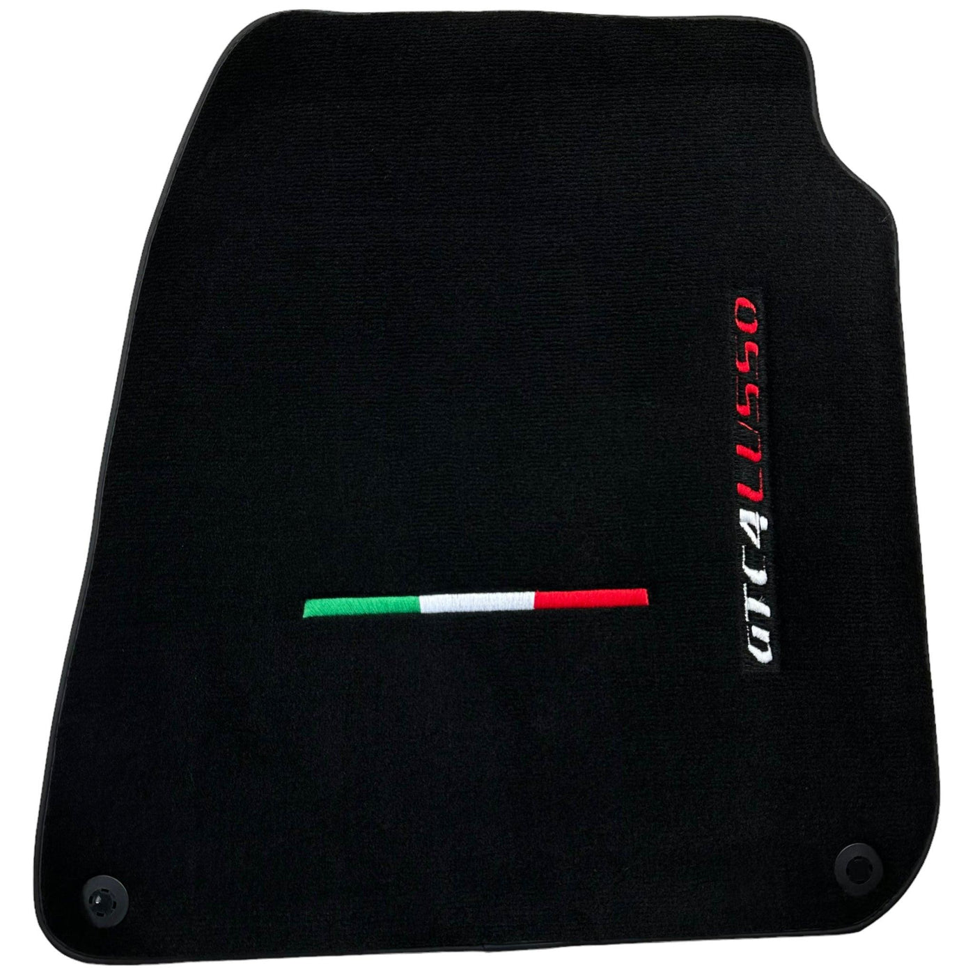 Black Floor Mats For Ferrari GTC4 Lusso (2016-2023) Italian Edition - AutoWin